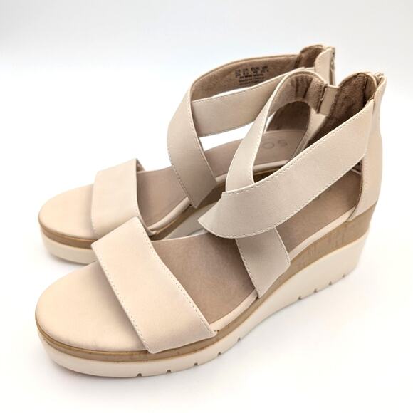 Soul Naturalizer Goodtimes Women's Crisscross Wedge Sandals Size US9M EU40 - Picture 1 of 10
